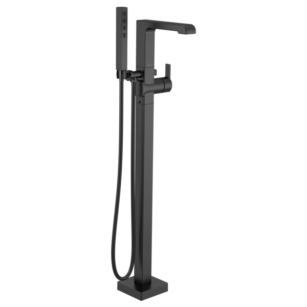 DELTA ARA T4767-FL FLOOR MOUNT TUB FILLER WITH HANDSHOWER