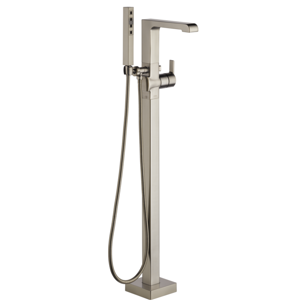 DELTA ARA T4767-FL FLOOR MOUNT TUB FILLER WITH HANDSHOWER