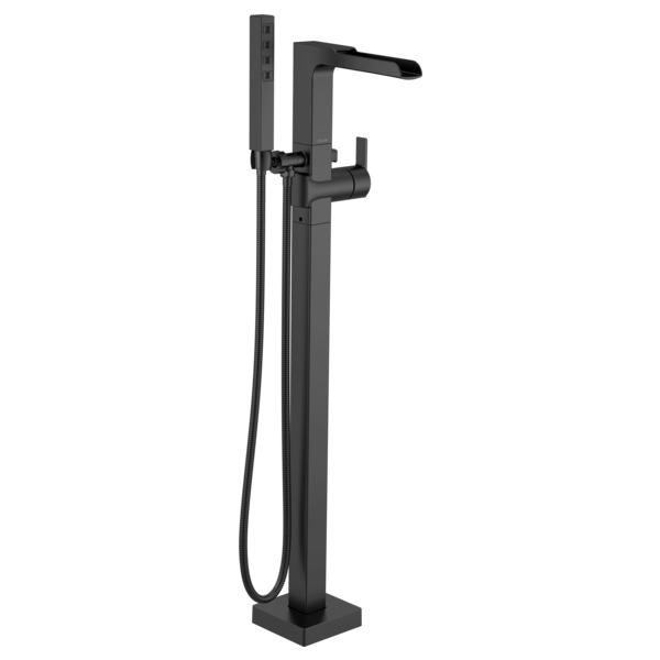 DELTA ARA T4768-FL FLOOR MOUNT TUB FILLER WITH HANDSHOWER
