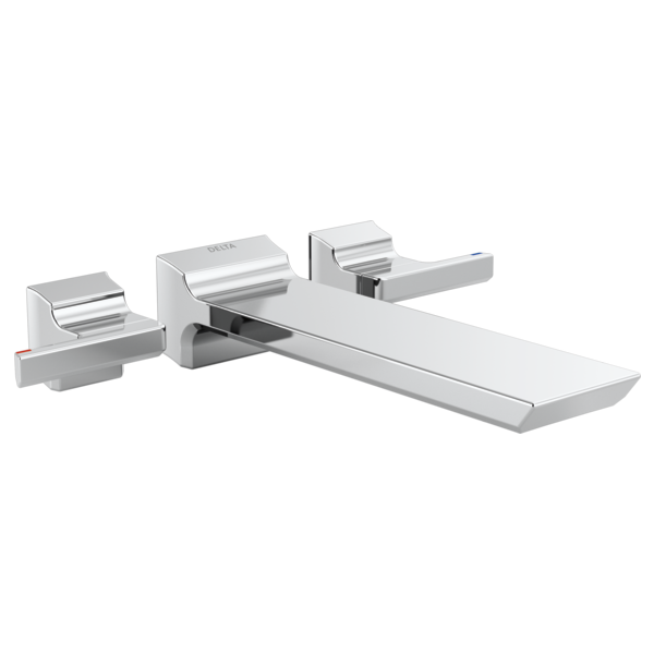 DELTA PIVOTAL T5799-WL TWO HANDLE WALL MOUNTED TUB FILLER