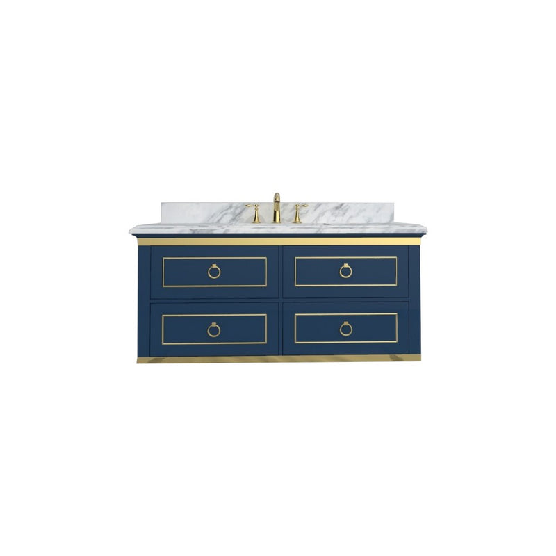 Virta 48 Inch Bluestar Wall Hung Single Sink Vanity