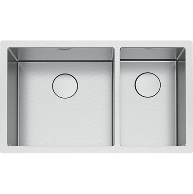 Franke PS2X160-18-11 PROFESSIONAL SERIES 2.0, COMBO SINK. 8 MM RADIUS, INLCUDED ACCESSORIES