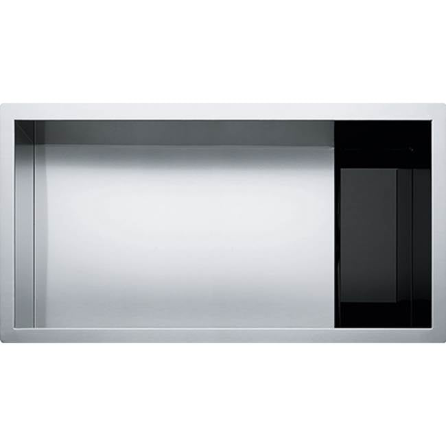 Franke CLV110-31 CRYSTAL UNDERMOUNT SINK 16G SS SGL 36 CAB -STAINLESS STEEL