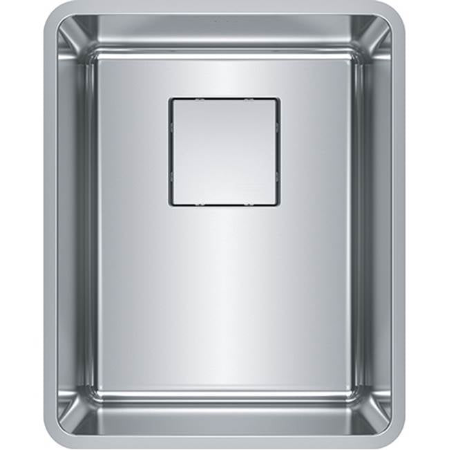 Franke PTX110-14 PESCARA SINK, 18 GA, 17X13 1/2 SINGLE, 20 MM CORNERS