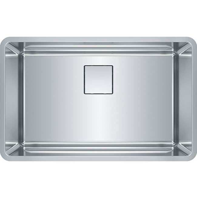 Franke PTX110-28 PESCARA SINK, 18 GA, 17X28 SINGLE, 20 MM CORNERS