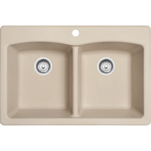 Franke ED33229-1 ELLIPSE GRANITE - DUAL MOUNT SINK DOUBLE