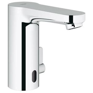 Grohe 36328 Eurosmart Cosmopolitan E Centerset Touchless Electronic Bathroom Faucet With Temperature Control Lever