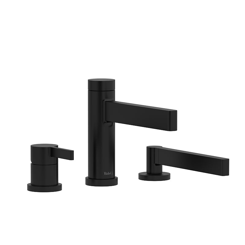 Riobel Paradox TPX10 3-piece deck-mount tub filler with hand shower trim (Without Rough-in)