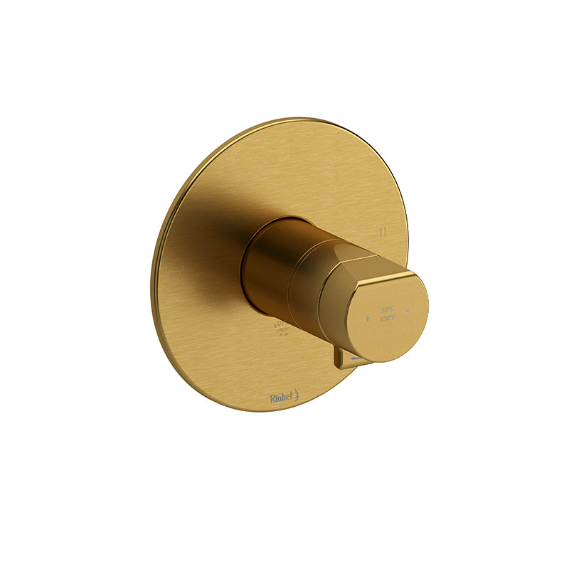 Riobel Parabola TPB44 2-way no share Type T/P thermostatic/pressure balance coaxial valve trim (Without Rough-in)