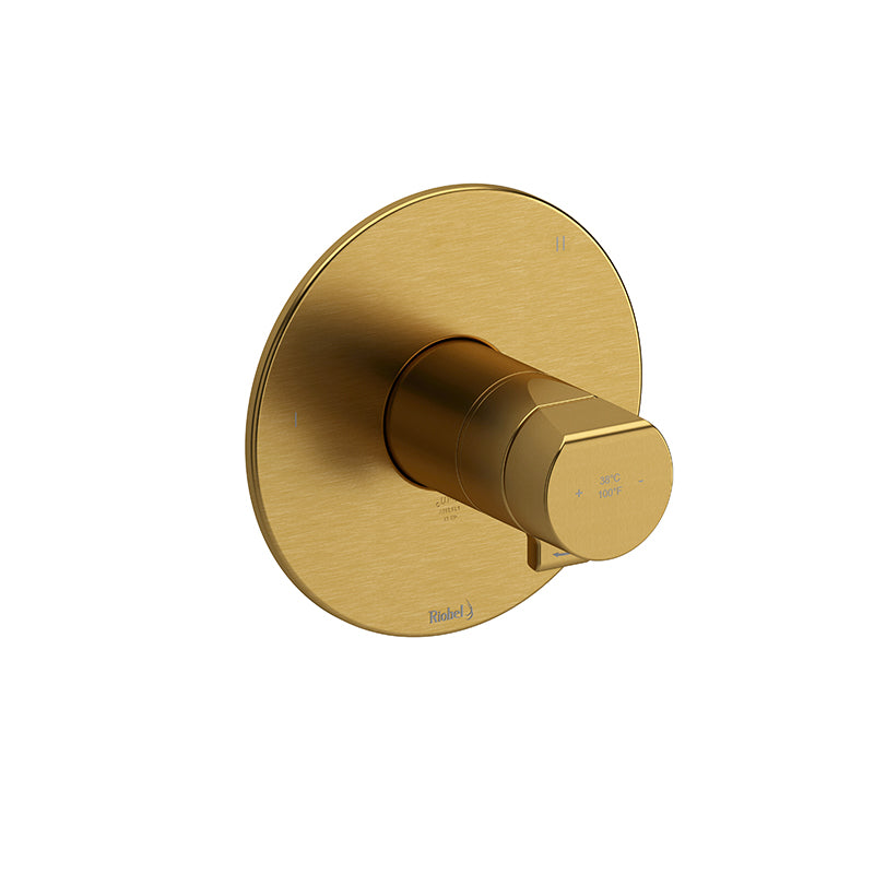 Riobel Parabola TPB45 3-way Type T/P thermostatic/pressure balance coaxial valve trim  (Without Rough-in)