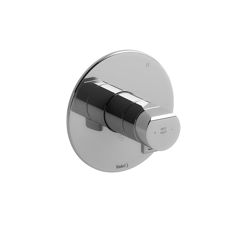 Riobel Parabola TPB45 3-way Type T/P thermostatic/pressure balance coaxial valve trim  (Without Rough-in)
