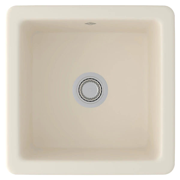 Shaws RC1818 18" Shaker Single Bowl Square Fireclay Bar/Food Prep Kitchen Sink
