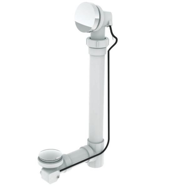 Victoria + Albert K-61PVC Freestanding Bathtub Overflow and Drain Kit For Above-Floor Installation Box