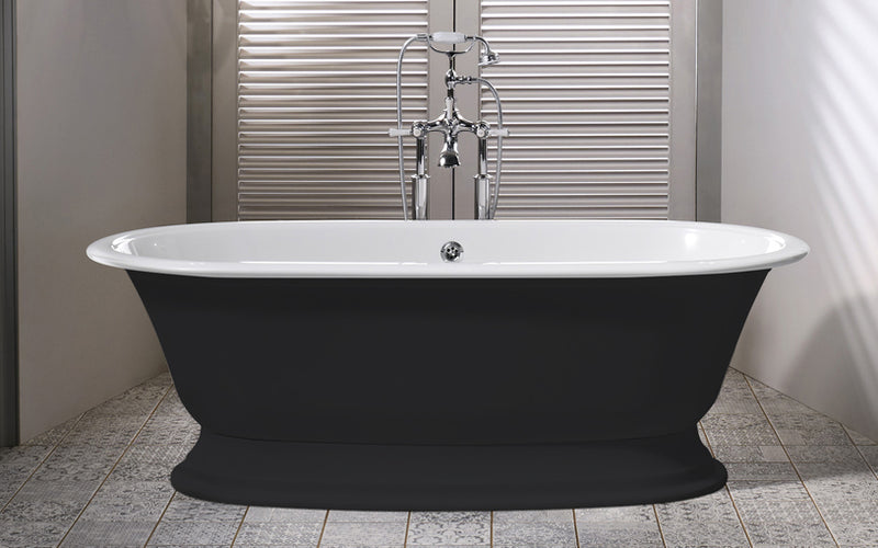 Victoria + Albert RAD-N-SW-OF+ELW-B-SW-OF Elwick 75" Freestanding Pedestal Bathtub