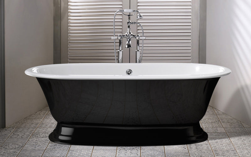 Victoria + Albert RAD-N-SW-OF+ELW-B-SW-OF Elwick 75" Freestanding Pedestal Bathtub