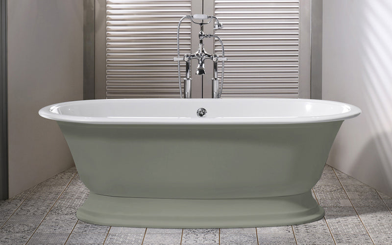 Victoria + Albert RAD-N-SW-OF+ELW-B-SW-OF Elwick 75" Freestanding Pedestal Bathtub