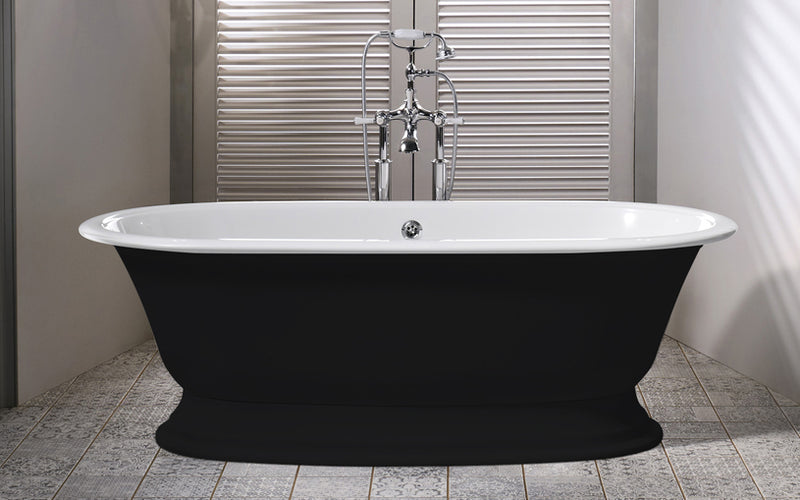 Victoria + Albert RAD-N-SW-OF+ELW-B-SW-OF Elwick 75" Freestanding Pedestal Bathtub