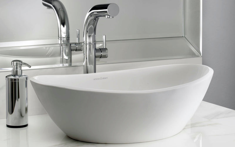 Victoria + Albert VB-AML-55 Amalfi Oval Vessel Lavatory Sink