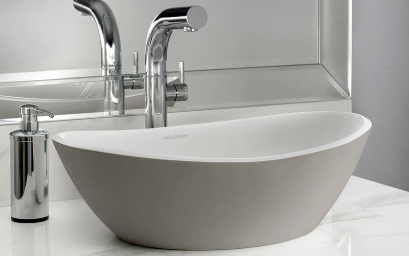 Victoria + Albert VB-AML-55 Amalfi Oval Vessel Lavatory Sink