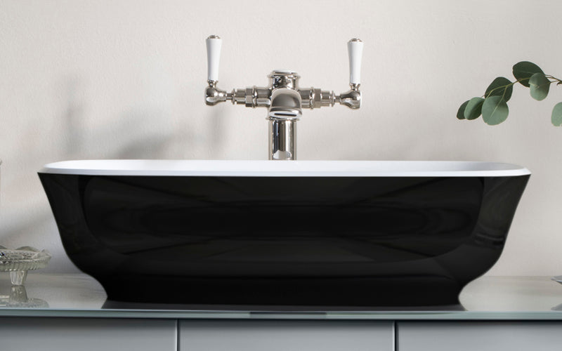 Victoria + Albert VB-AMT-60 Amiata 60 Rounded Rectangle Vessel Lavatory Sink