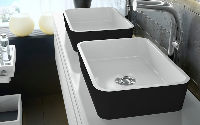 Victoria + Albert VB-EDG-45 Edge 45 Rounded Rectangle Vessel Lavatory Sink