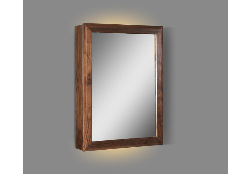 Fairmont Designs M4 20" LED Medicine Cabinet - right - Natural Walnut