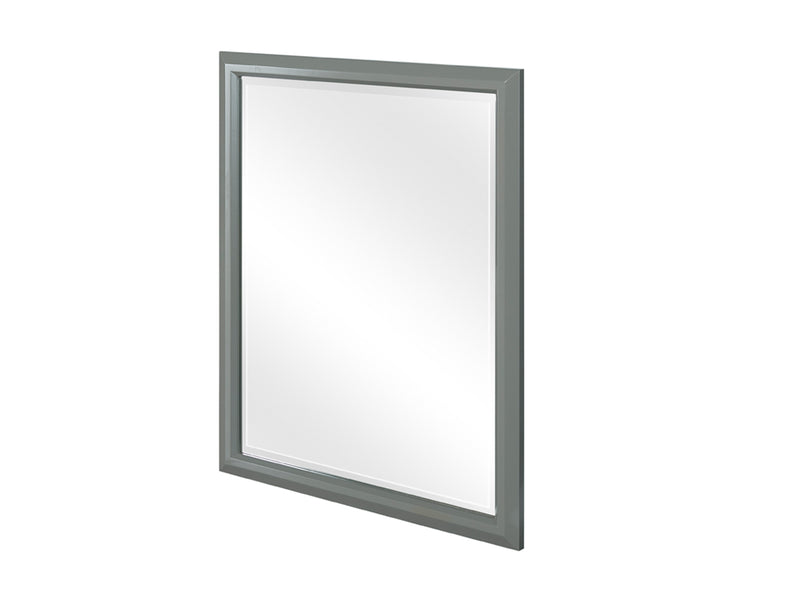 Fairmont Designs Revival 28" Mirror - Glossy Medium Gray