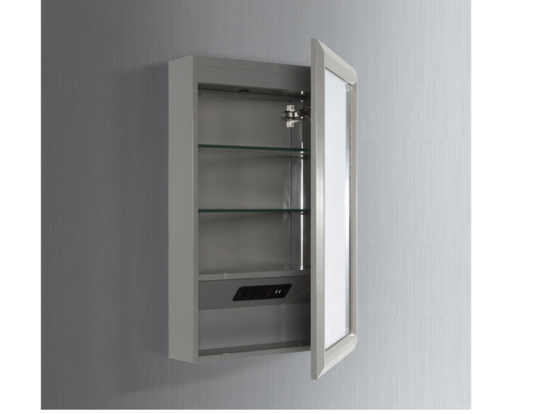 Fairmont Designs Revival 20" Medicine Cabinet-right - Glossy Medium Gray