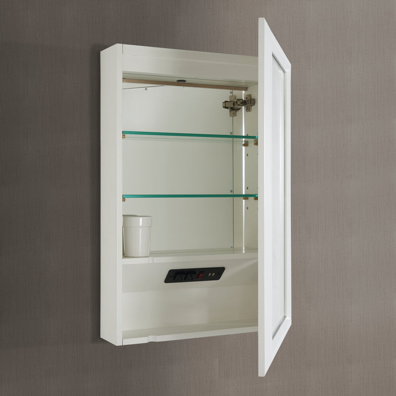 Fairmont Designs Revival 20" Medicine Cabinet-right - Glossy White