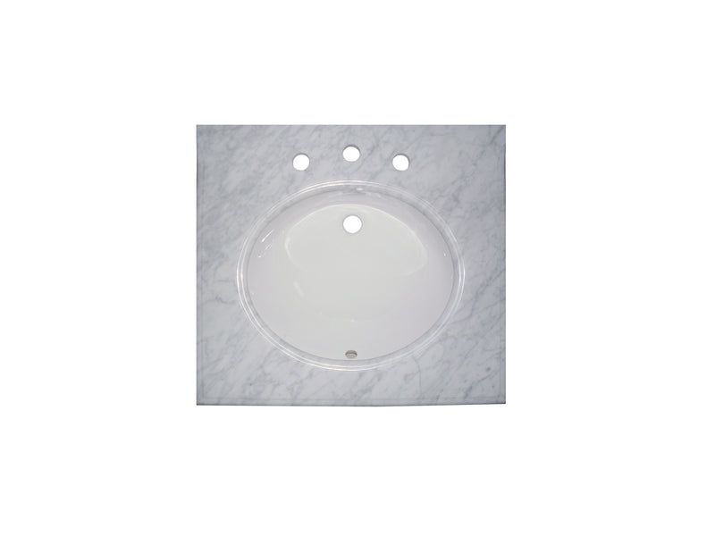 Fairmont Designs 2cm (3/4") 25" Tops Countertop 8 widespread Ogee Edge - Single