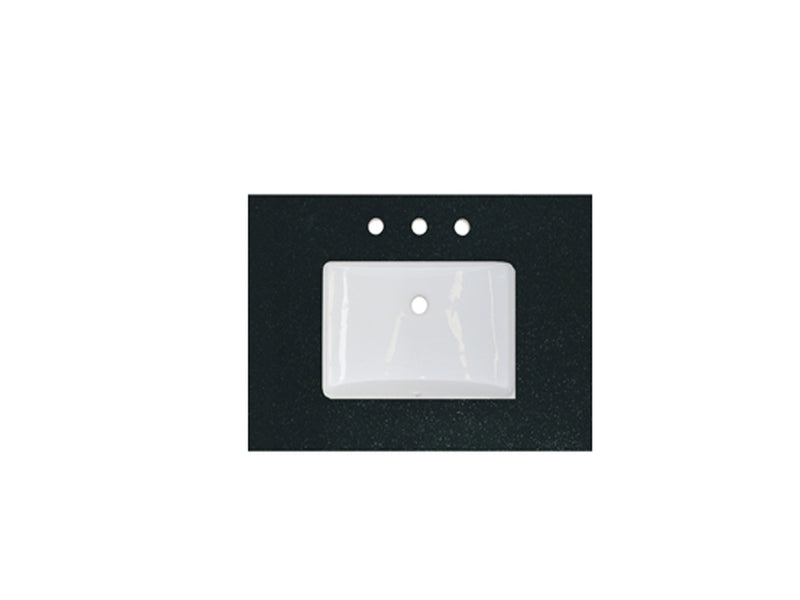 Fairmont Designs 3cm (1-1/4") 30” Tops Countertop 8" Widespread Ease Edge - Single