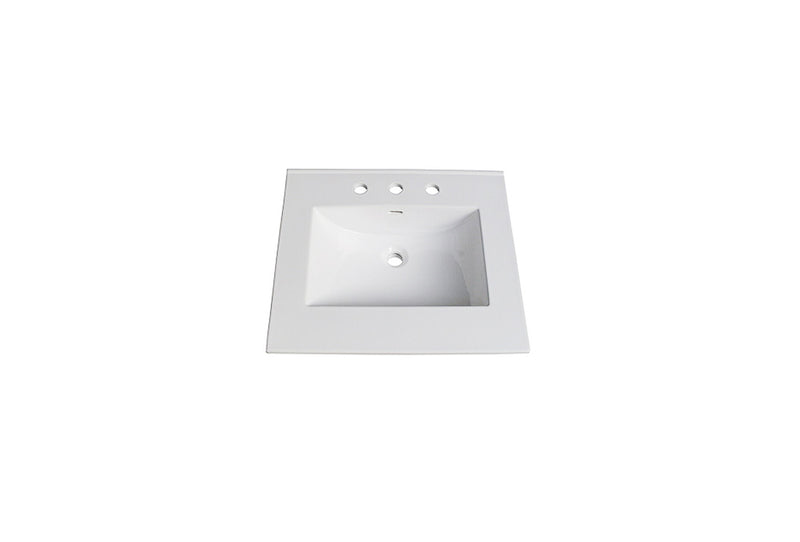 Fairmont Designs (11/16") 25" Tops Ceramic Vanity Sink Top with Integral Bowl - Single
