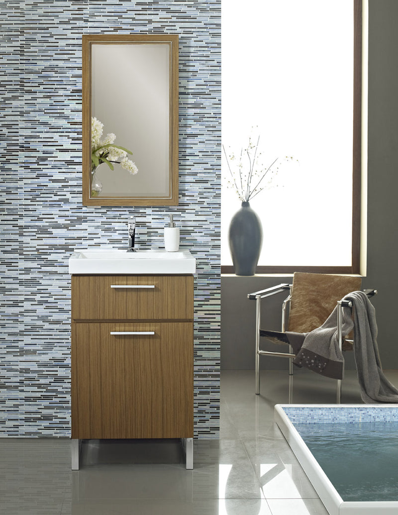 Fairmont Designs 176-V21 Metropolitan - pre-drilled - single hole - overall: 21-12 x 17-34 x 36-12