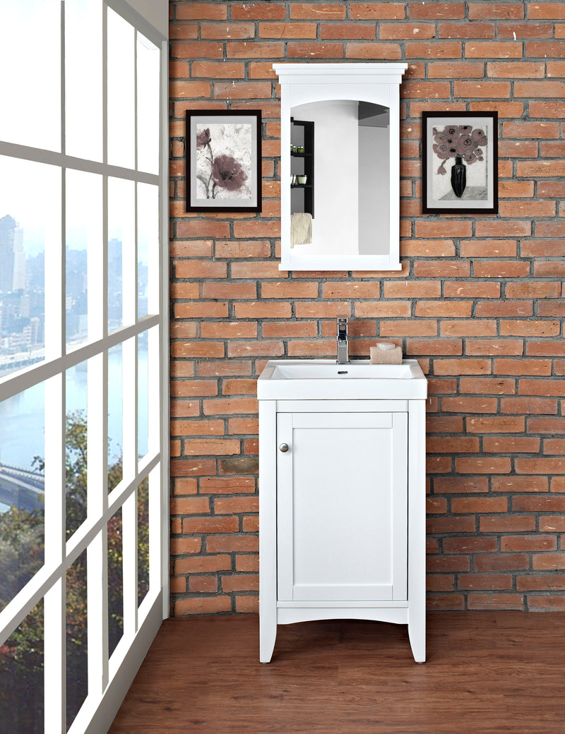 Fairmont Designs Shaker Americana 21x18" Vanity - Polar White