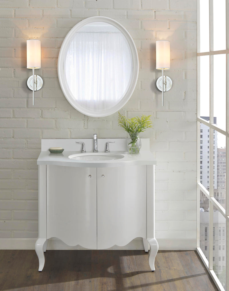 Fairmont Designs Belle Fleur 36" Vanity - Glossy White