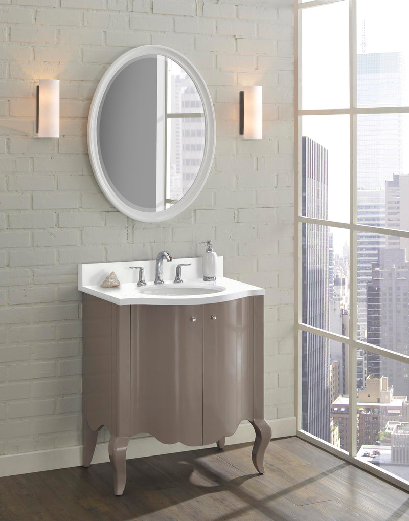 Fairmont Designs Belle Fleur 30" Vanity - Glossy Taupe