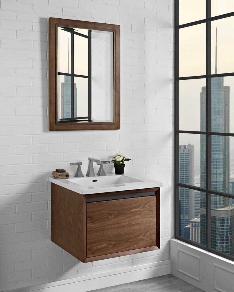 Fairmont Designs M4 24" Wall Mount Vanity - Natural Walnut
