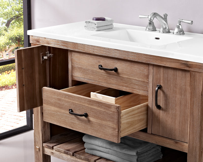 Fairmont Designs Napa 48" Open Shelf Vanity - Sonoma Sand
