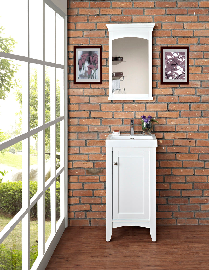 Fairmont Designs Shaker Americana 18x16" Vanity - Polar White