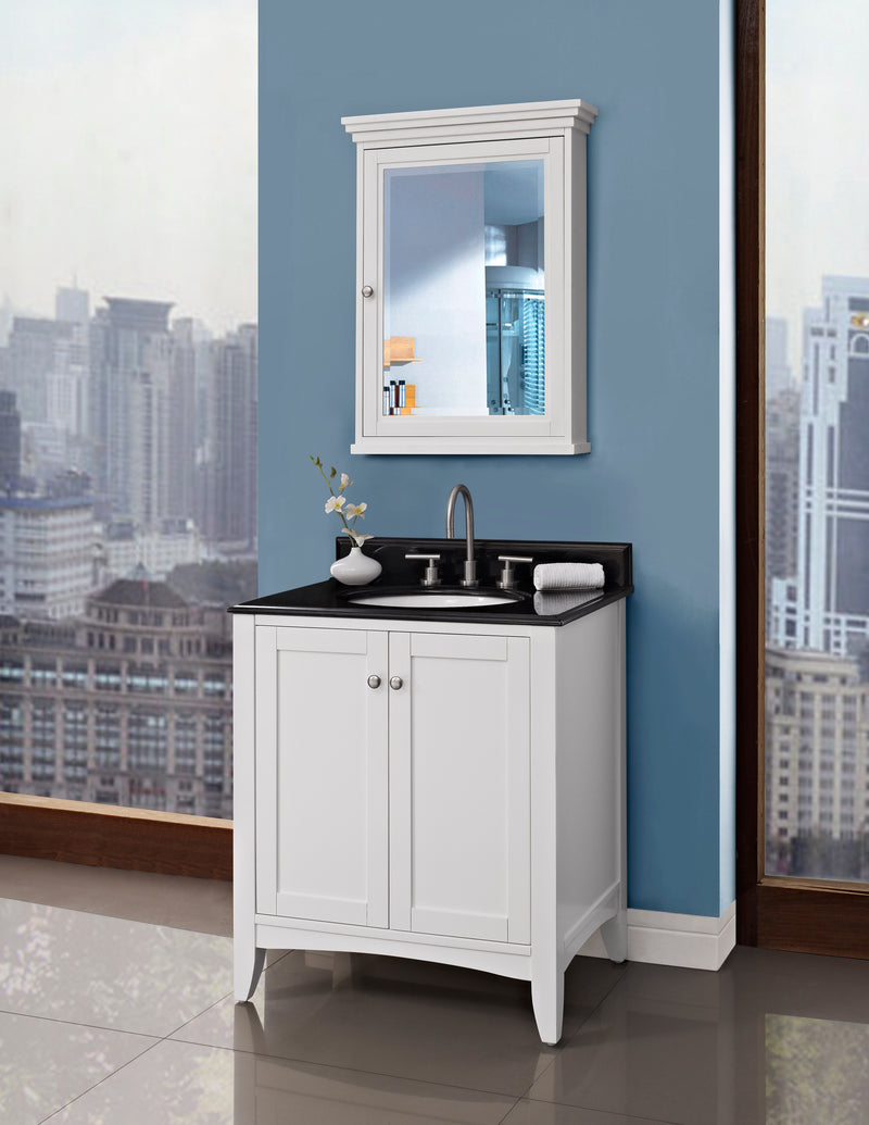 Fairmont Designs Shaker Americana 30" Vanity - Polar White