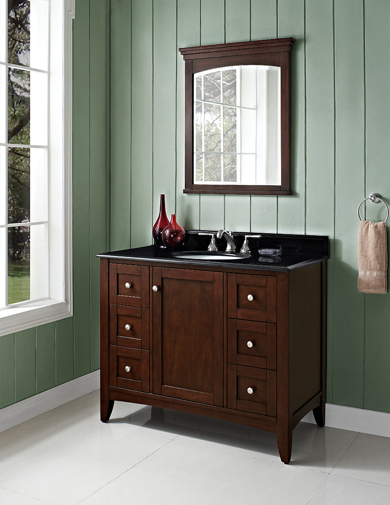 Fairmont Designs Shaker Americana 42" Vanity - Habana Cherry