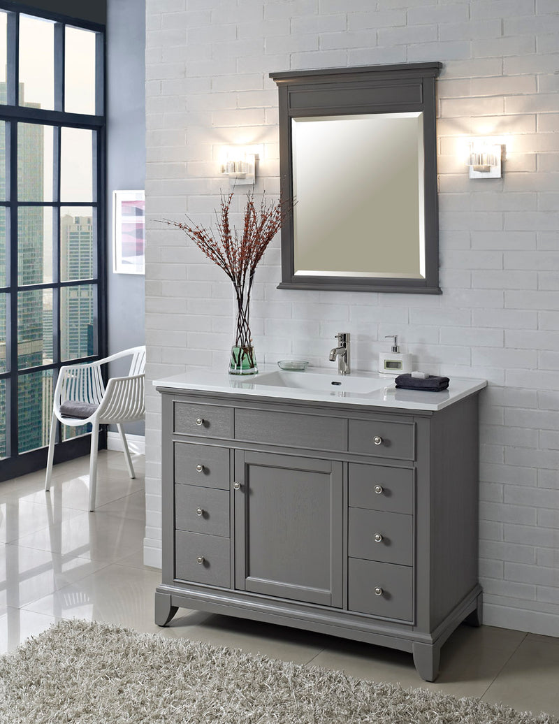 Fairmont Designs Smithfield 42" Vanity - Medium Gray
