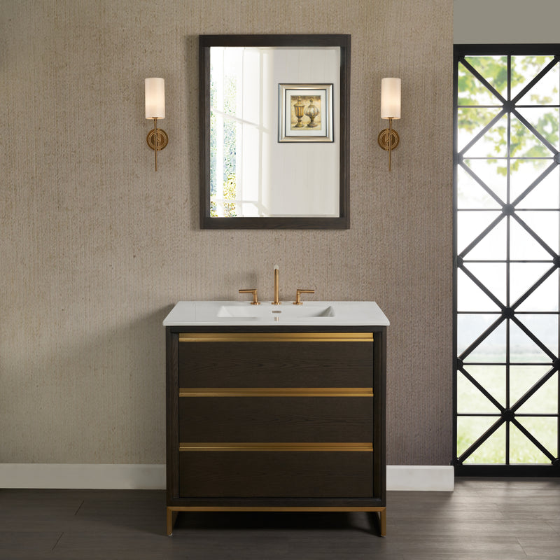 Fairmont Designs Ambassador 36" Vanity - Burnt Chocolate
