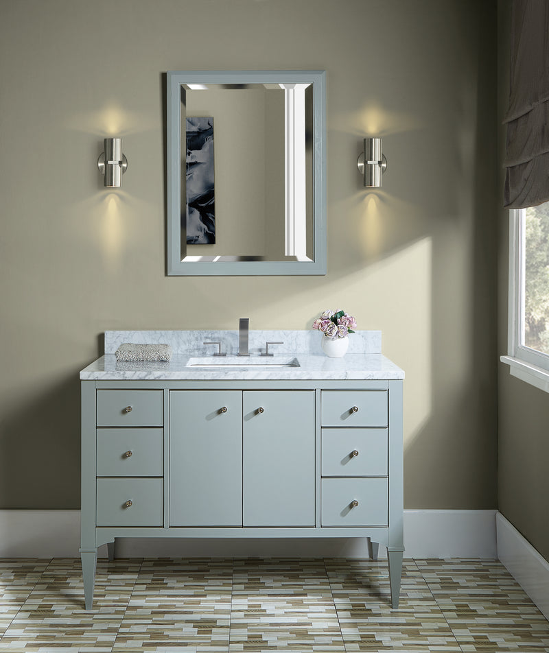 Fairmont Designs Charlottesville w/Nickel 48" Vanity - Door - Light Gray