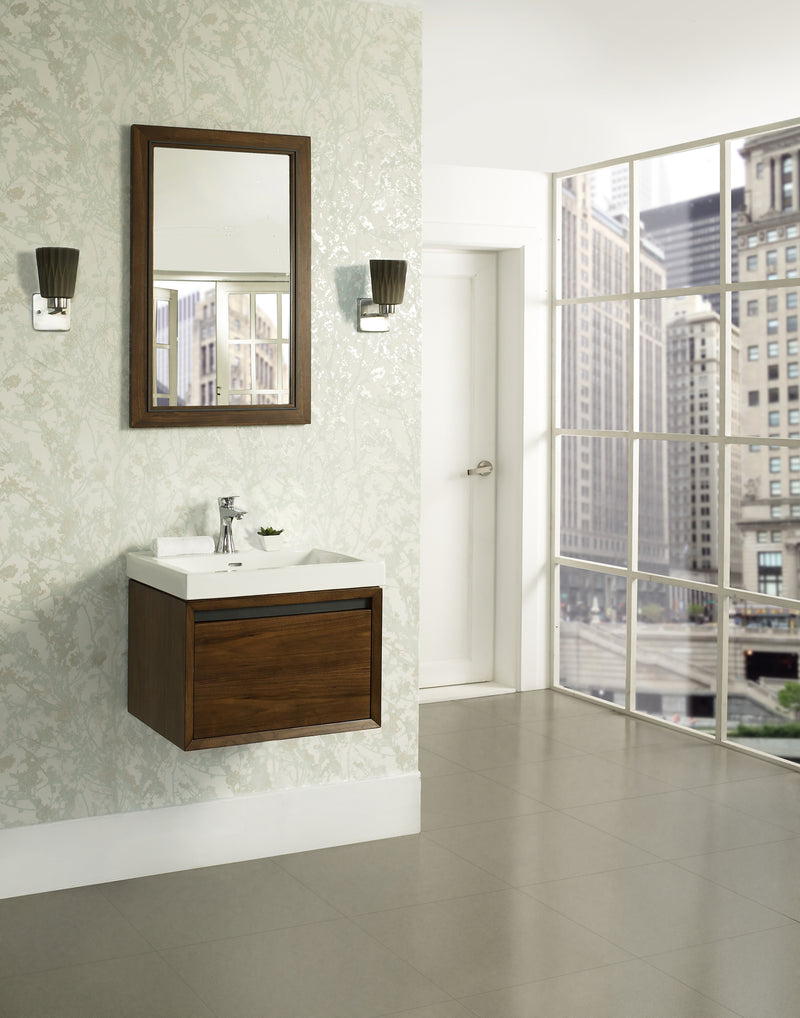 Fairmont Designs M4 21x18" Wall Mount Vanity - Natural Walnut