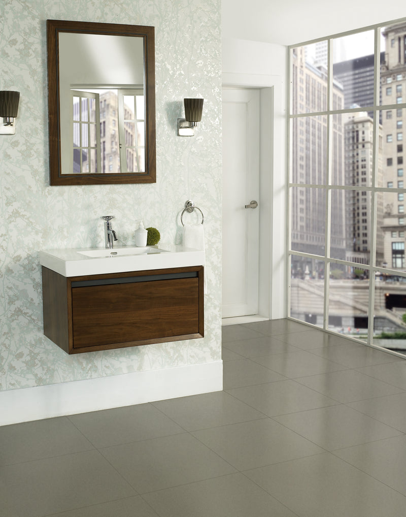 Fairmont Designs M4 30x18" Wall Mount Vanity - Natural Walnut
