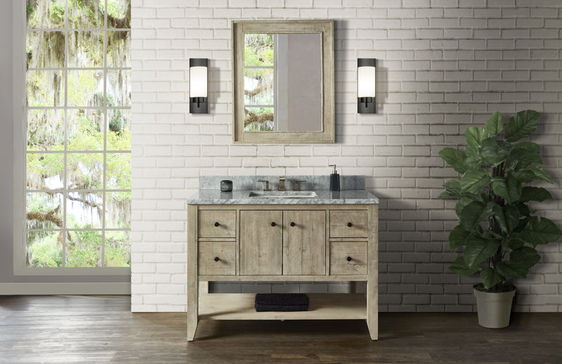 Fairmont Designs River View 48" Open Shelf Vanity - Toasted Almond