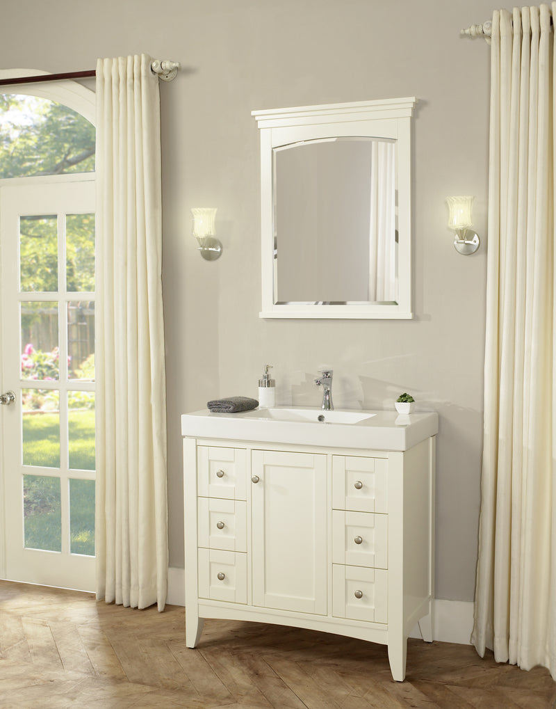 Fairmont Designs Shaker Americana 36x18" Vanity - Polar White