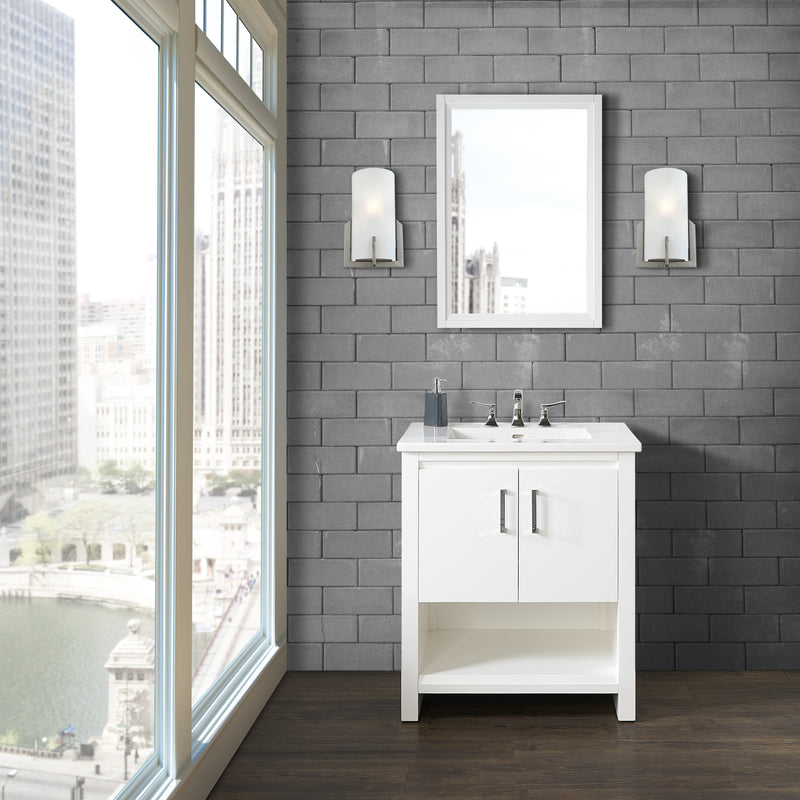 Fairmont Designs Studio One 30" Vanity - Glossy White