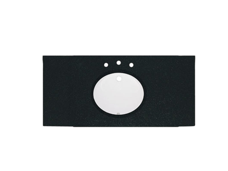 Fairmont Designs 3cm (1-1/4") 49” Tops Countertop 8" Widespread Ease Edge - Single